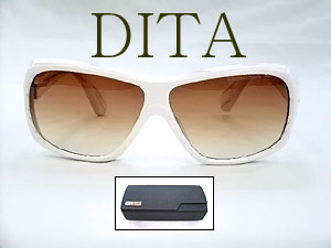 メガネのアベ｜DITA SELECTOR 18001C WHITE/WHT SWIRLD.BROWN/CLEAR